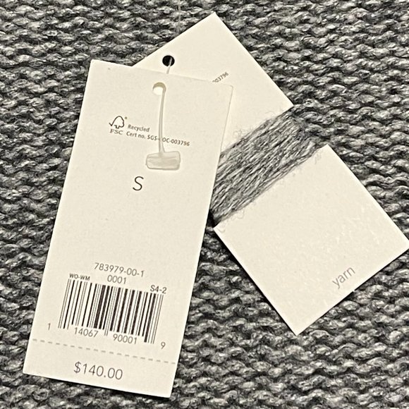 NWT - Banana Republic Wool Cashmere Open Front Cable Knit Cardigan Sweater - Picture 5 of 6